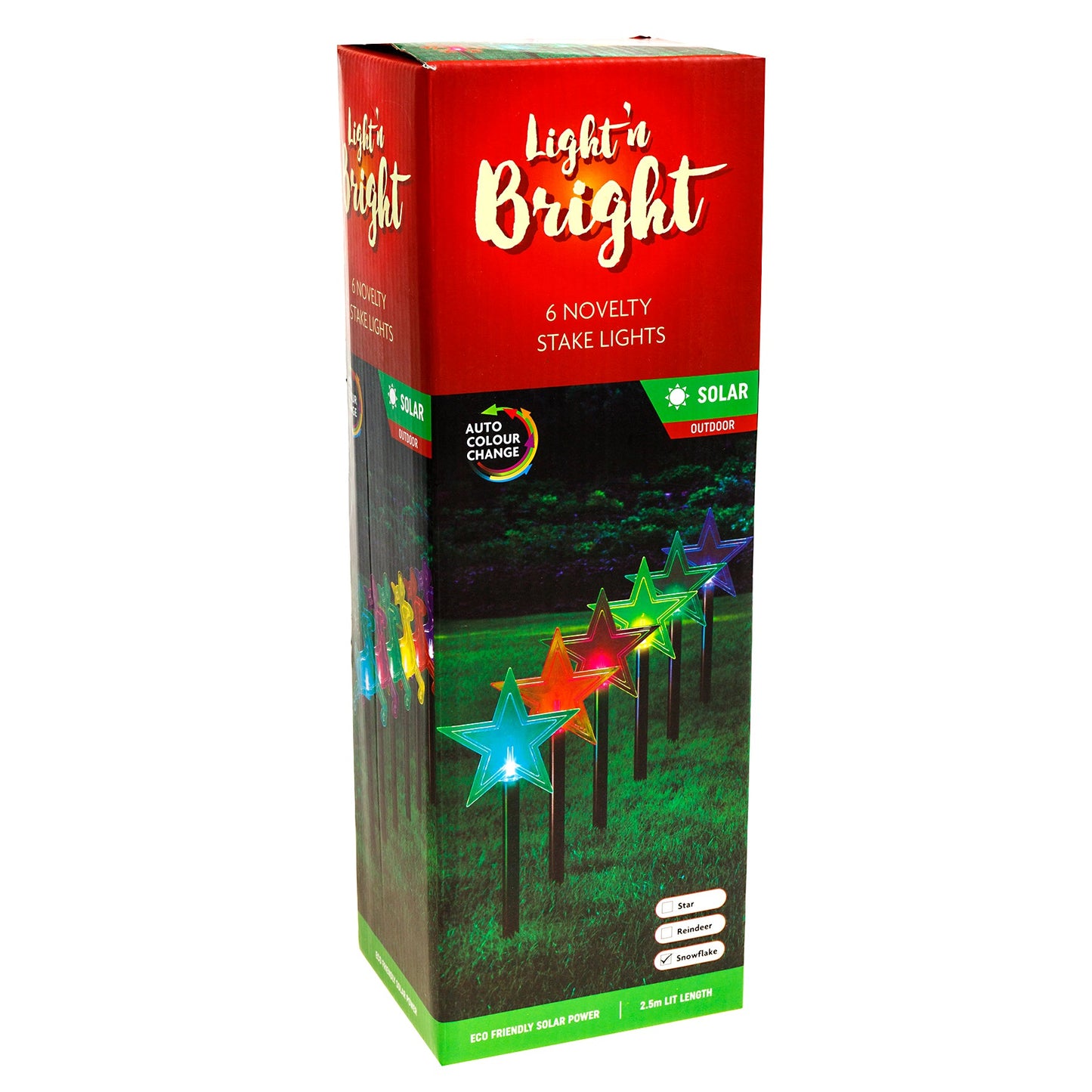 Stake Light Solar Pk6 L2.5m - REINDEER