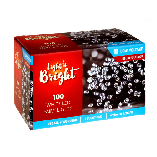 Lights Fairy White Pk100